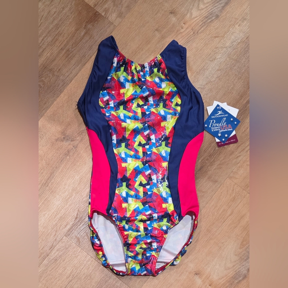 Motionwear Sparkle Mulitcolor Bodysuit - M (028)